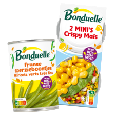 Bonduelle groenten, bonen of minipacks